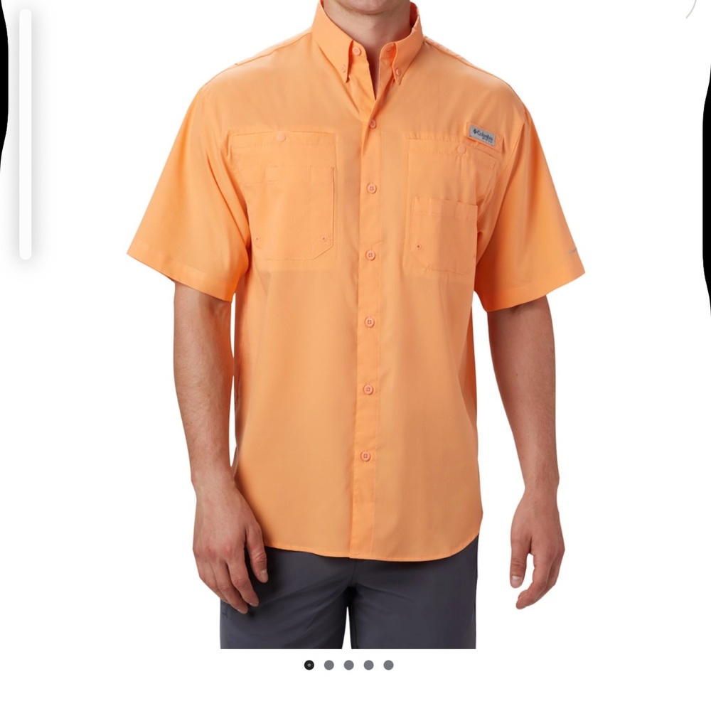 NWOT Men's Columbia PFG UPF 40 Tamiami II Short Sleeve Button-Down Shirt sz xxl